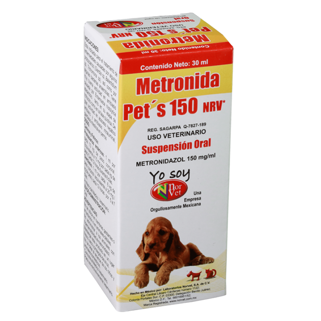 Metronida PetS 150 Mg/Ml 30 Ml - Norvet Metronida PetS 150 Mg/Ml 30 Ml - Norvet
